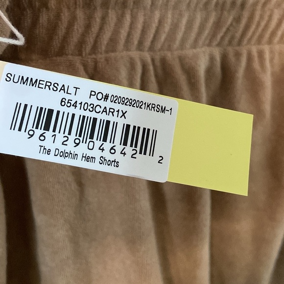 Summersalt- Towel Terry Set Top and Shorts 1XL - Picture 8 of 12